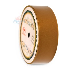 Solid PP Fancy Ribbon Gold Brown - 1 Roll 38MM 