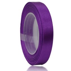  Senorita Satin Ribbon - Purple 014 12mm