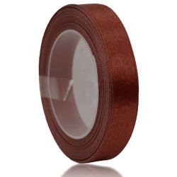  Senorita Satin Ribbon - Chestnut 225 12mm