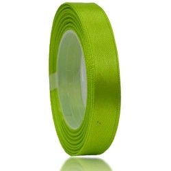 Satin Ribbon Lime Green 6mm-48mm