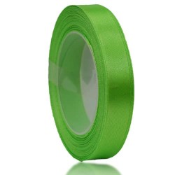  Senorita Satin Ribbon - Bright Green 251 12mm