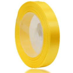 Senorita Satin Ribbon - Yellow 3 12mm