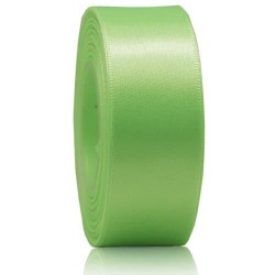 Senorita Satin Ribbon - Apple Green 250 24mm 