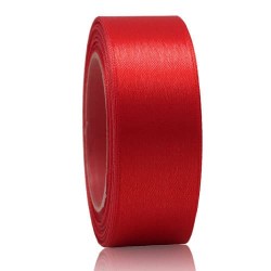 Senorita Satin Ribbon - Red 28 24mm 