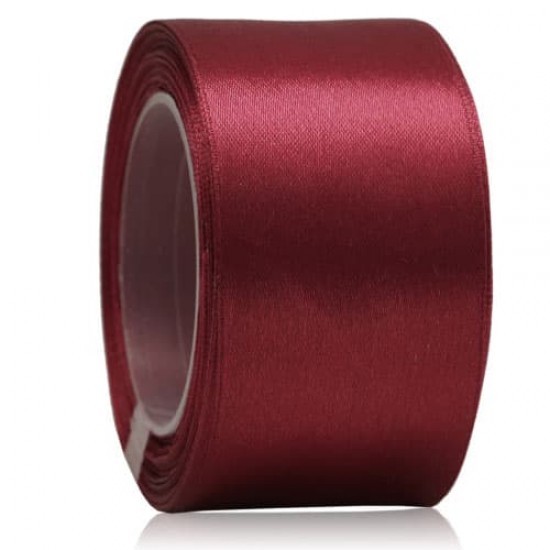 36mm Senorita Satin Ribbon - Maroon 028 36mm Senorita Satin Ribbon - Maroon 028