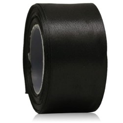 36mm Senorita Satin Ribbon - Black