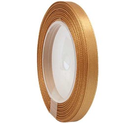 6mm Senorita Satin Ribbon - Dark Goldenrod 03