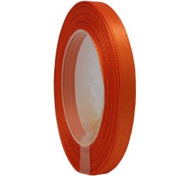 6mm Senorita Satin Ribbon - Dark Orange 116