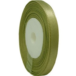 Satin Ribbon Moss Green 6mm to 48mm