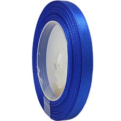 Satin Ribbon Electric Blue 6mm - 48mm
