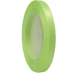 Satin Ribbon Apple Green 6mm-48mm