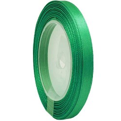 Satin Ribbon Forest Green 6mm - 48mm