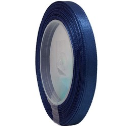 6mm Senorita Satin Ribbon - Dark Blue A13