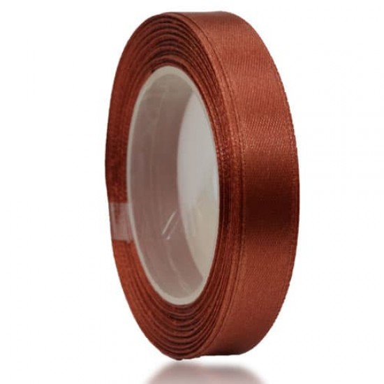 9mm Senorita Satin Ribbon - Cinnamon 568 9mm Senorita Satin Ribbon - Cinnamon 568