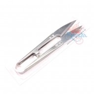 Jahit Benang Keluli Tahan Karat Gunting Benang Perak 10.5cm