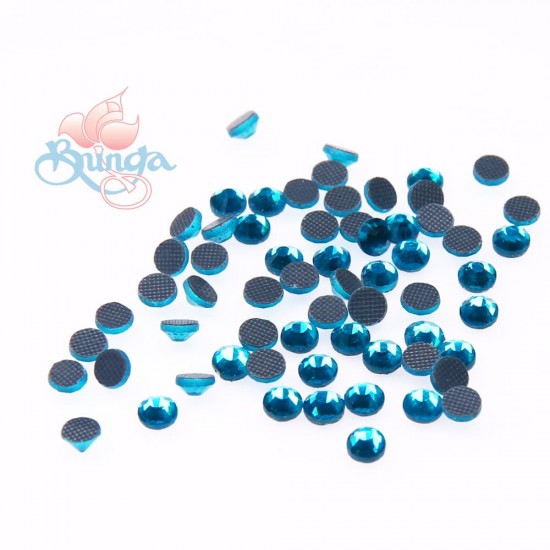 (SS10 - 3mm) SCZ Hotfix Crystals Blue Zircon - 10 Gross (1440pcs)