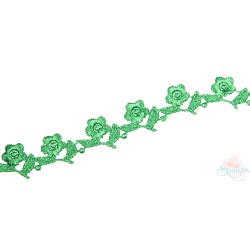  Small Chemical Prada Lace Green - 1 Meter 1032