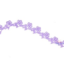 1032 Small Chemical Prada Lace Light Purple - 1 Meter