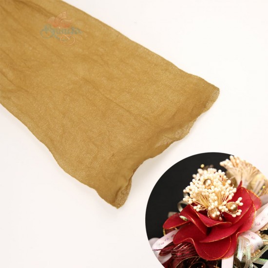 Stocking Cloth for DIY Flower - Gold 1 piece