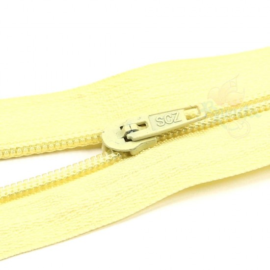 Normal Nylon Zip Baby Yellow - #503