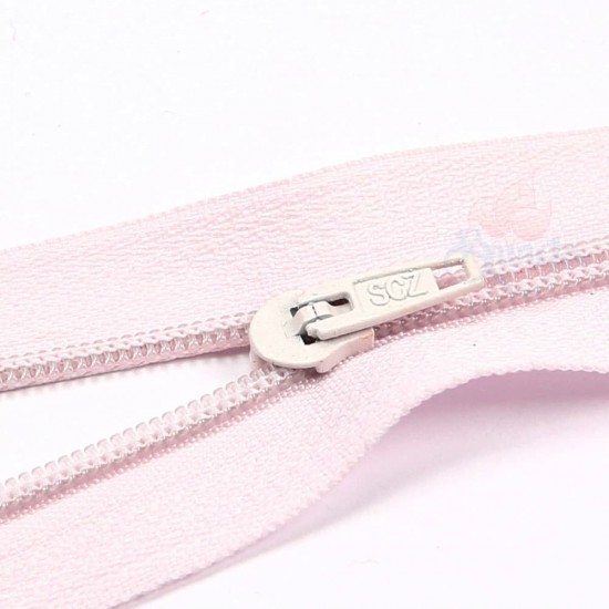 Normal Nylon Zip Baby Pink - #511 18cm 