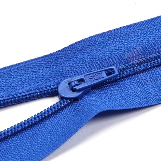 Normal Nylon Zip Electric Blue - #918 51cm 