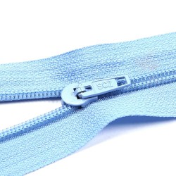 51cm Normal Nylon Zip Light Blue - #542